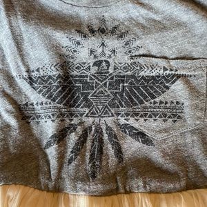 Billabong dress gray and light pink size extra small